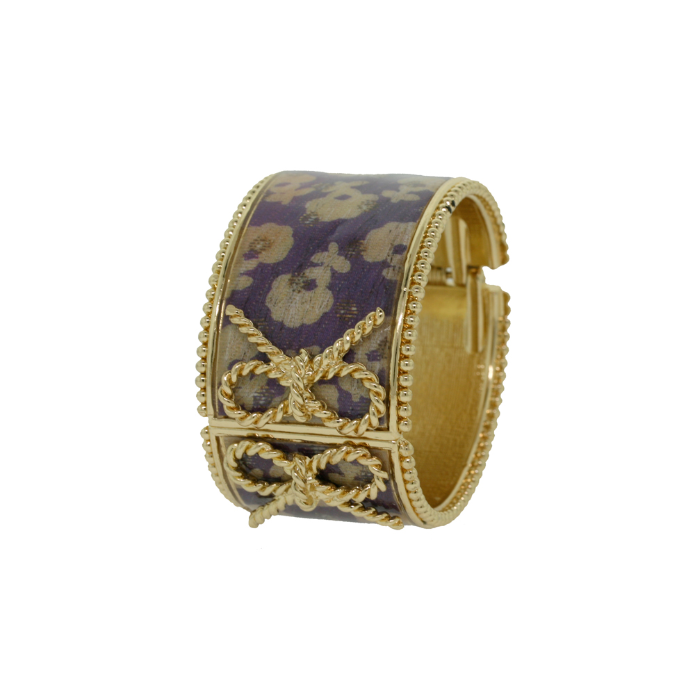 Olivia Printed Bangle - Floral