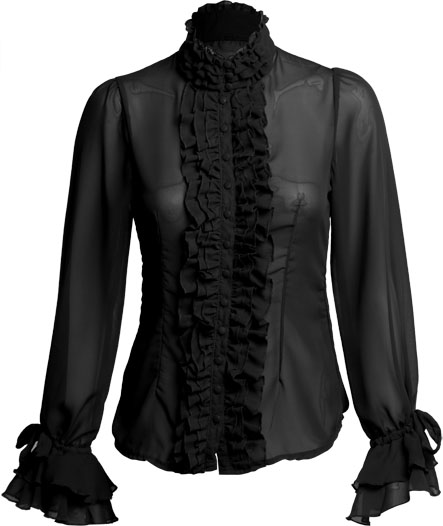 Ollie Chiffon Ruffle Blouse