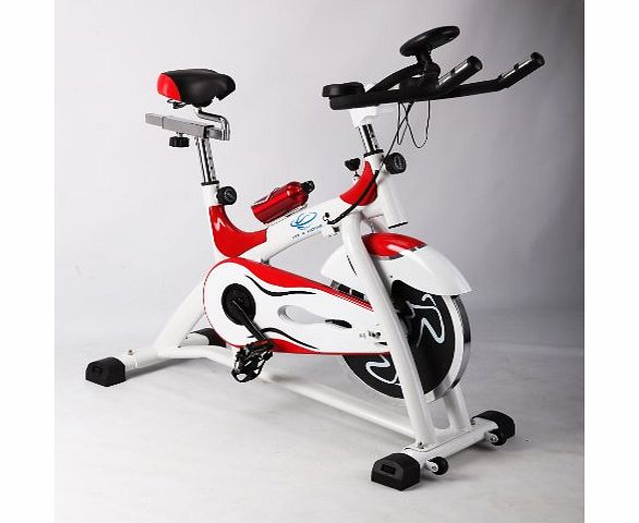 Olympic 41 Indoor Cycling Bike - White/Red