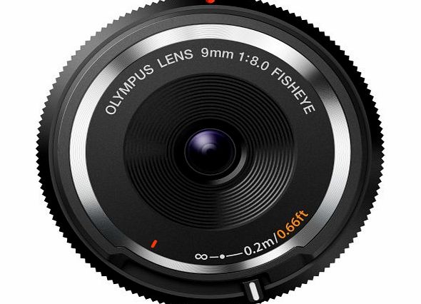 Olympus 9mm 1:8.0 Fish Eye Body Cap Lens - Black