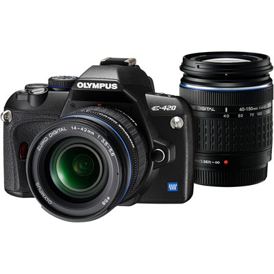 Olympus E-420 Digital SLR with 14-42mm and