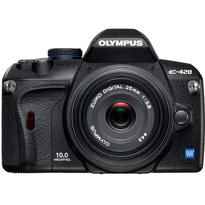 Olympus E-420 Digital SLR with 25mm Lens