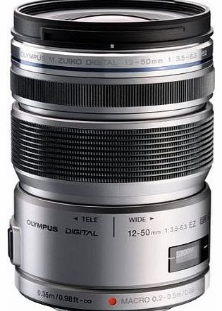 Olympus M.Zuiko Digital ED 12-50mm 1:3.5-6.3 EZ Lens - Silver