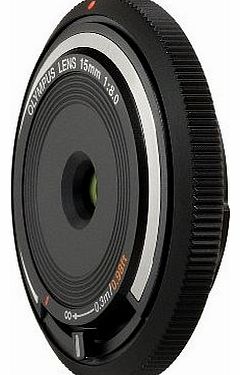 Olympus Micro Four Thirds 15mm Body Cap Lens - Black
