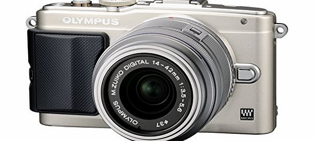 Olympus Pen E-PL6 Compact System Camera - Silver (16.1 MP, M.ZUIKO Digital 14-42 mm II R Lens Kit) 3-Inch Tilt Touch Panel LCD