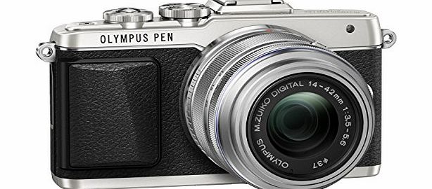 Olympus PEN E-PL7 Interchangeable Lens Camera - Silver (16.1MP, M.Zuiko 14-42mm II R Lens) 3.0 inch Touchscreen LCD