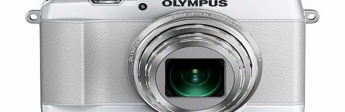 Olympus SH-1 Digital Compact Camera - White (16MP, 24x Optical Zoom) 3 inch Touchscreen LCD