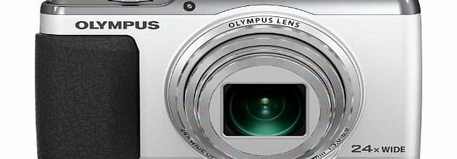 Olympus SH-60 Digital Compact Camera - Silver (16MP, 24x Optical Zoom ) 3 inch LCD