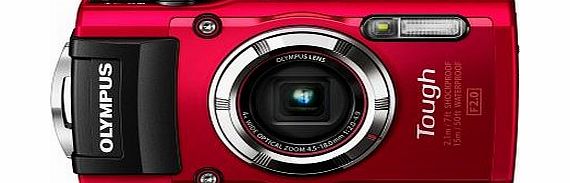 Olympus Stylus TOUGH TG-3 Digital Compact Camera - Red (16MP, 4x Wide Optical Zoom) 3 inch LCD