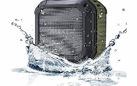 Omaker M4 Portable Bluetooth 4.0 Speaker - Rugged Splashproof and Shockproof Wireless Bluetooth Speaker for Outdoors/Shower with NFC Tap amp; Play Technology