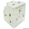 Omega 13A 3Way Surge Protection Socket With Neons