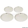 Omega Stainless Steel Hob Covers Pack of 4