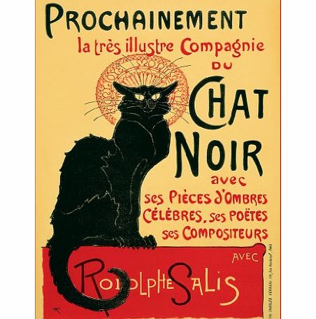 OMG Printing Classic Vintage Le Chat Noir Reproduction A3 Poster / Print 260GSM Photo Paper