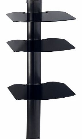 OmniMount  Tria 3 High End Shelf for AV Components - Black
