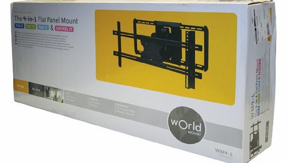 OmniMount  Wm4-L Int Premium Mounting Bracket for TV - Black