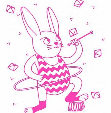 OMY Bunny glow-in-the-dark Poster `One size