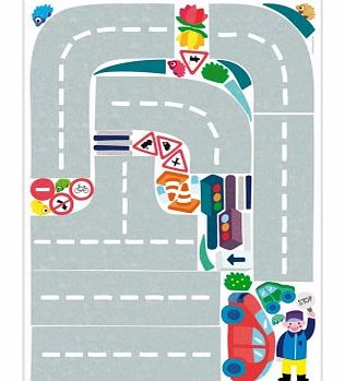 OMY Magic stickers - roads `One size
