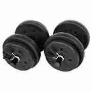 One Body 15kg vinyl dumbell set