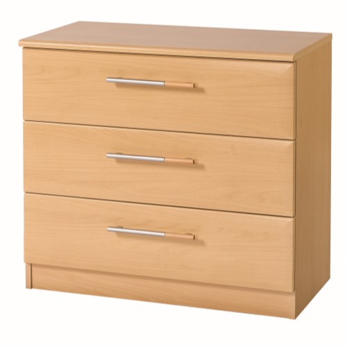One Call Furniture Awake Light 3 Drawer Chest in