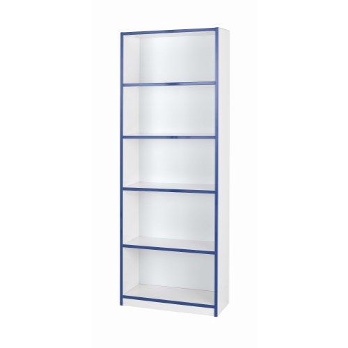 One Call Furniture Kiddi Blue Bookcase White