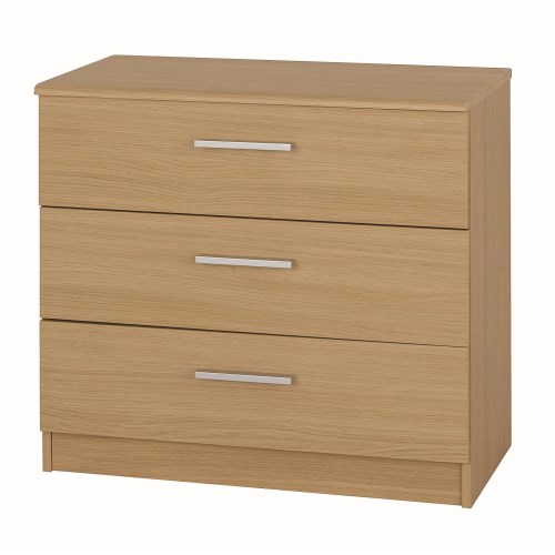 One Call Furniture Shaker 3 Drawer Chest Veradi