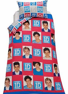 One Direction Craze Rotary Single Duvet Cover