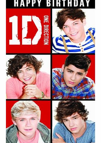 One Direction General Birthday Greeting Card