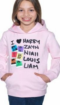 One Direction Pink Hoodie - 8-9 Years