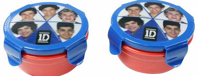 One Direction Snack Pots - 2 Pack