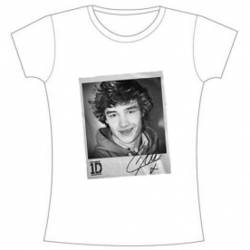 One Direction Solo Liam Skinny White T-Shirt Large