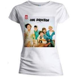 One Direction Up All Night Skinny White T-Shirt