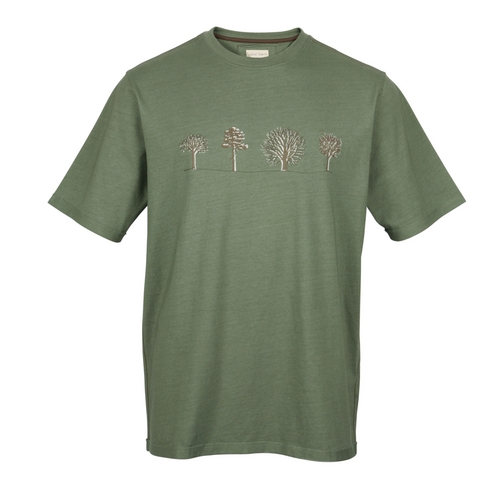 One Earth Men` Tree T-shirt
