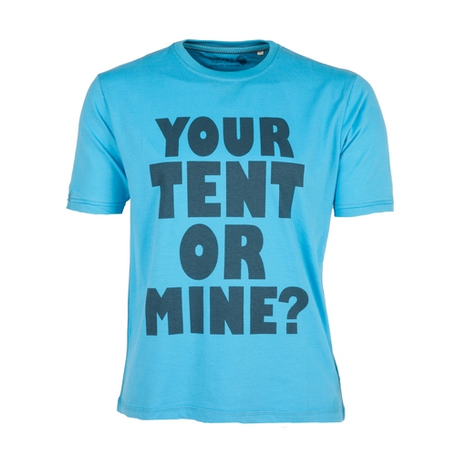 One Earth Mens Your Tent Or Mine T-Shirt