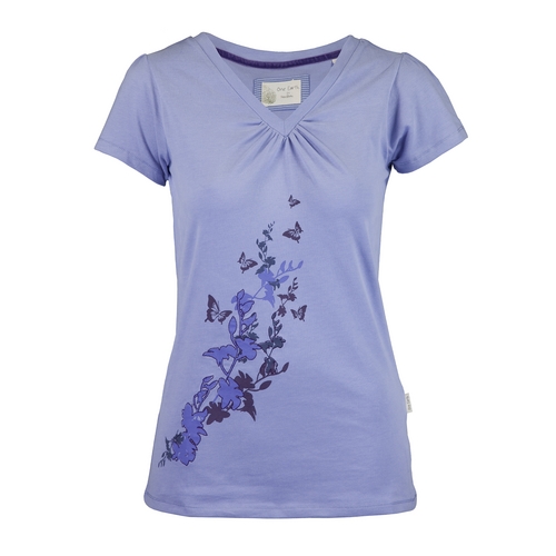 One Earth Womens Butterfly Garden T-Shirt