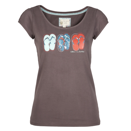 One Earth Womens Flip Flop T-Shirt