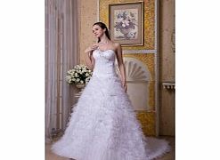One Shoulder Sweetheart Noble Romantic Wedding