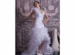 One Shoulder Sweetheart Romantic Sexy Wedding