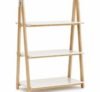 One Step Up Bookcase Low - White
