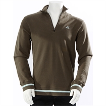 One True Saxon 1/4 Zip Sweat Khaki