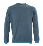 One True Saxon Airforce Blue Sweater