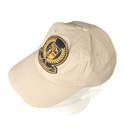 Beige Badge Logo Cap