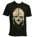 One True Saxon Black T-Shirt with Beige Printed Design