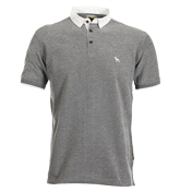 One True Saxon Blecca Ox Collar Navy Polo Shirt