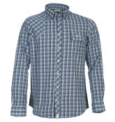 One True Saxon Blue, Black, Grey and White Check