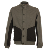 One True Saxon Botilf Grey Button Sweatshirt