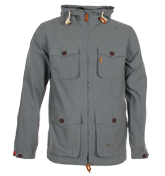 One True Saxon Brunwine Petrol Hooded Jacket