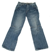 Button Fly Comfort Fit Jeans -