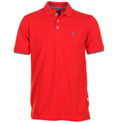 One True Saxon Centus Red Pique Polo Shirt