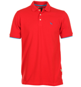 Centus Red Pique Polo Shirt