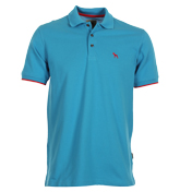 One True Saxon Centus Tipped Marine Blue Pique